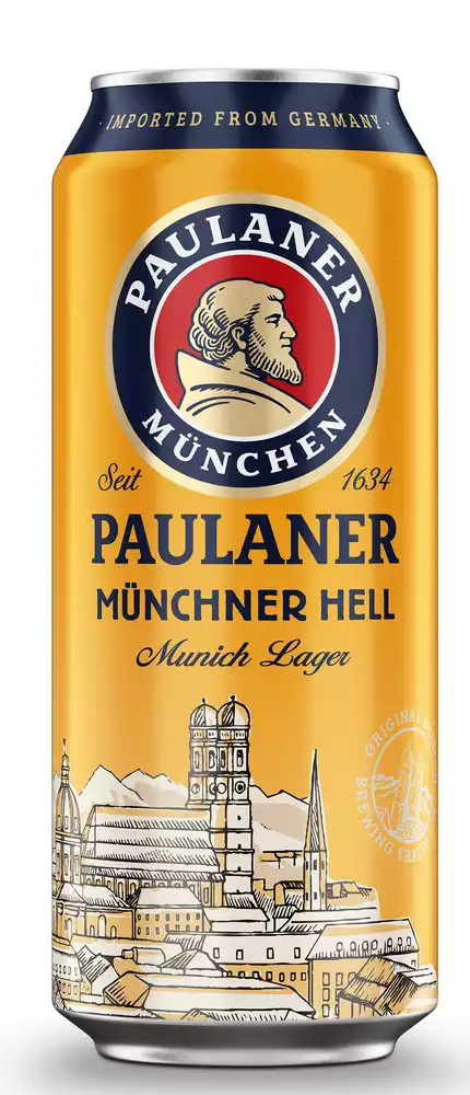 Пиво PAULANER MUNCHNER светлое фильтрованное 0,5л